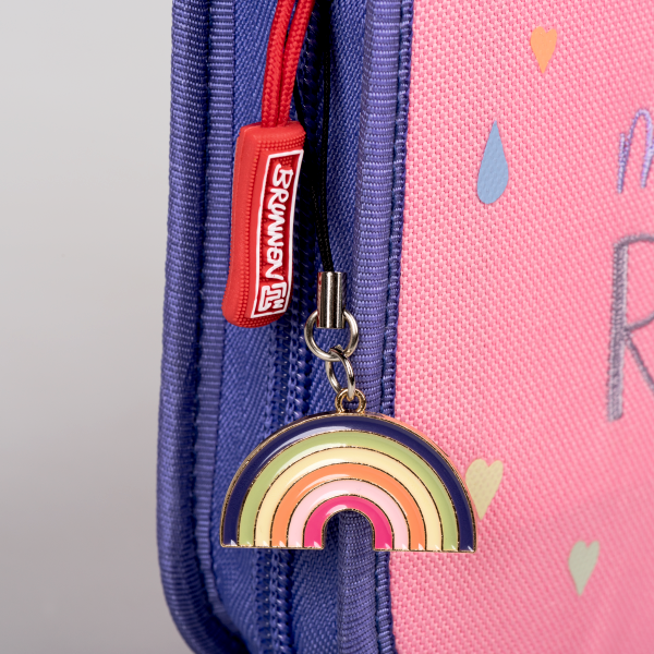 BRUNNEN Federmäppchen 2 Klappen Magic Rainbow